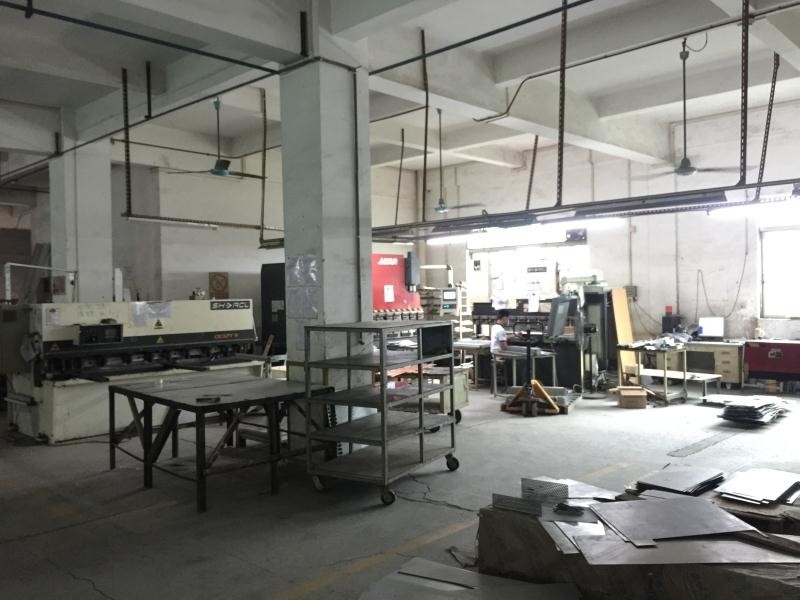 Guangzhou Ansheng Display Shelves Co.,Ltd manufacturer production line