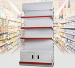3 Layer Supermarket Display Shelving Pharmacy Display Racks With LED Light