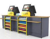 Durable Cash Register Counter Stand , Retail Sales Counter Furniture
