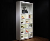 Floor Standing Shoe Display Shelves With LED Light OEM / ODM Available