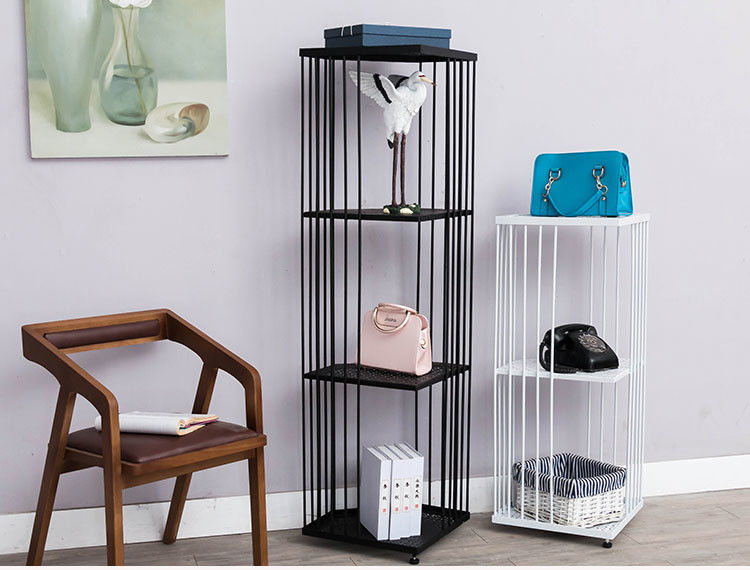 Multi Function Shop Display Shelving Bag Display Rack 4 Layers