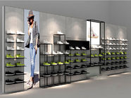 Multi Functional Wall Shoe Display Racks / Shoe Store Display Shelves 