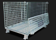 Durable Wire Mesh Storage Cages / Industrial Storage Cage Movable