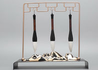 Stainless Steel Shop Window Displays Accessories Brush Pen Display Stands