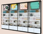 Perfume Store Interior Design Cosmetic Display Shelves Double Sided Column Design
