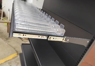 Black Telescopic Layer Cigarette Display Shelf With Light Box Hospital Pharmacy Medicine Storage Shelves