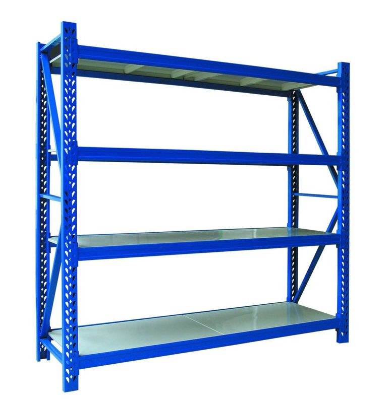 Flexible Metal Warehouse Shelving / Industrial Storage Racks Heavy Duty