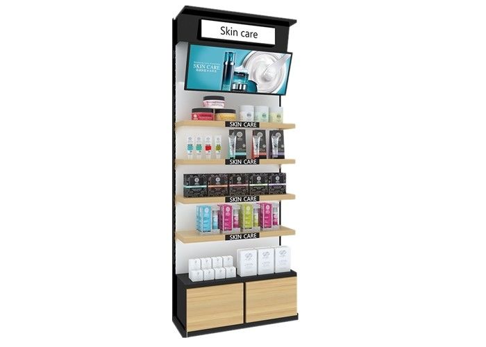 Lipstick Makeup Display Shelves , Beauty Salon Cosmetic Product Display