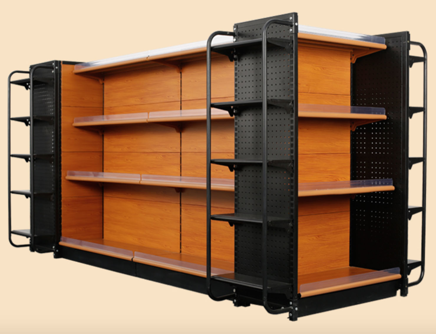 Attractive Shop Display Equipment Supermarket Display Shelving With