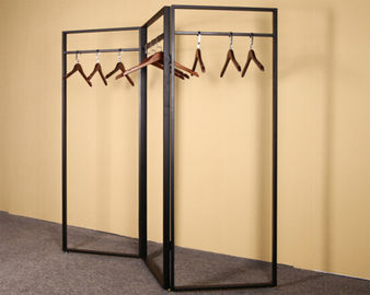 Customized Design Garment Storage Rack / Industrial Clothing Rack Easy Assemble