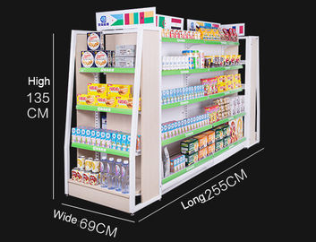 Economical Convenience Store Display Fixtures / Grocery Store Display Racks