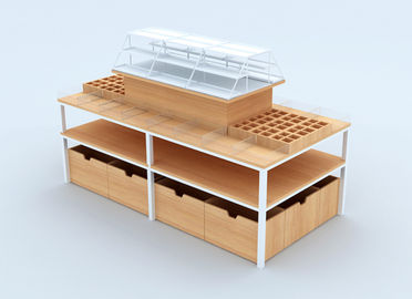 Multi Functional Cosmetic Display Table / Beauty Products Display Shelves