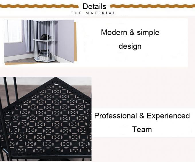 4 Layers Shop Display Shelving Bag Display Rack Customized Logo