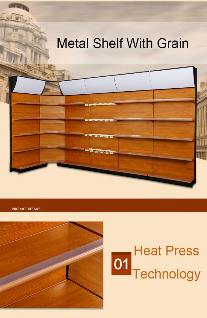 Attractive Shop Display Equipment Supermarket Display Shelving With