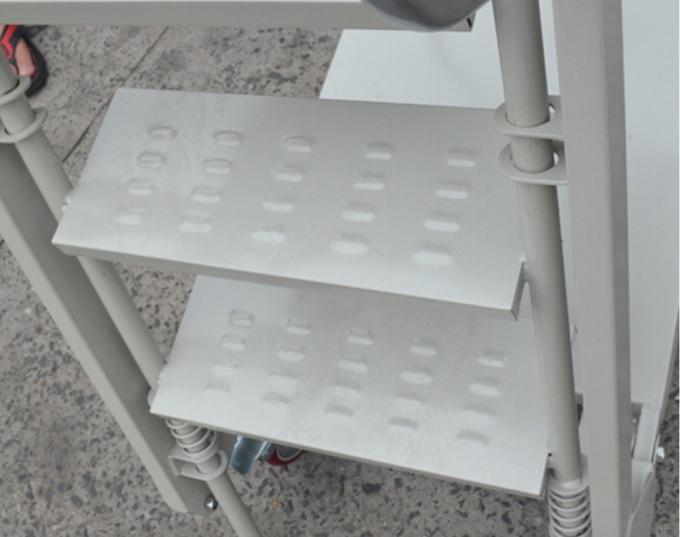 Multi Functional Rolling Warehouse Ladders On Wheels / Rolling Step