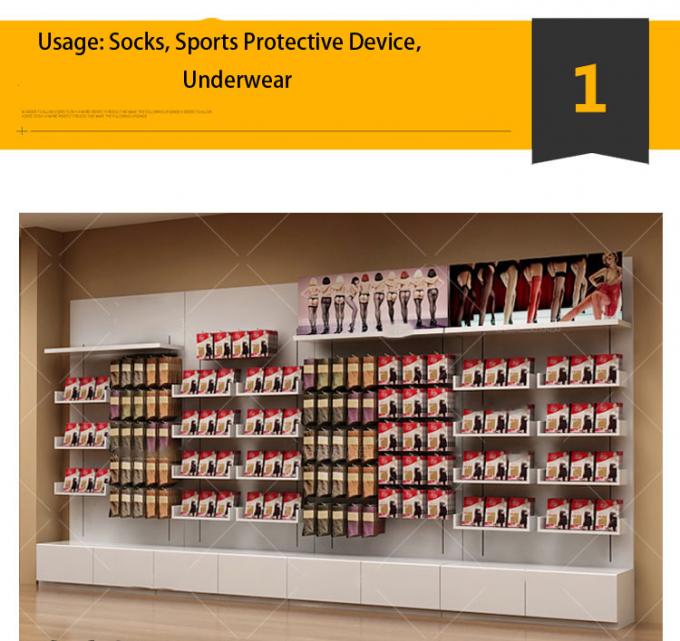 Flexible Design Sports Display Rack Single Side Wall Display Rack For