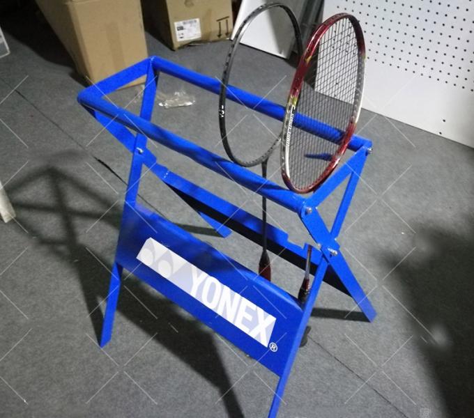 Eco Friendly Sports Display Rack Tennis Racket Display Rack Red / Blue