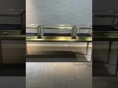 Lockable Jewelry Store Showcases 2 Doors 1 Shelf Electrical or Regular Lock